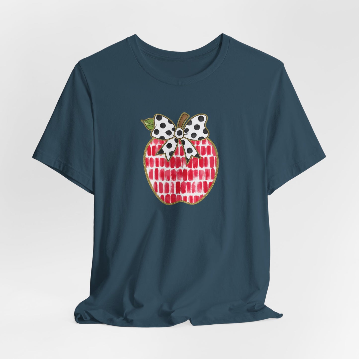 Apple Teacher Cute Bella Canvas Tshirt