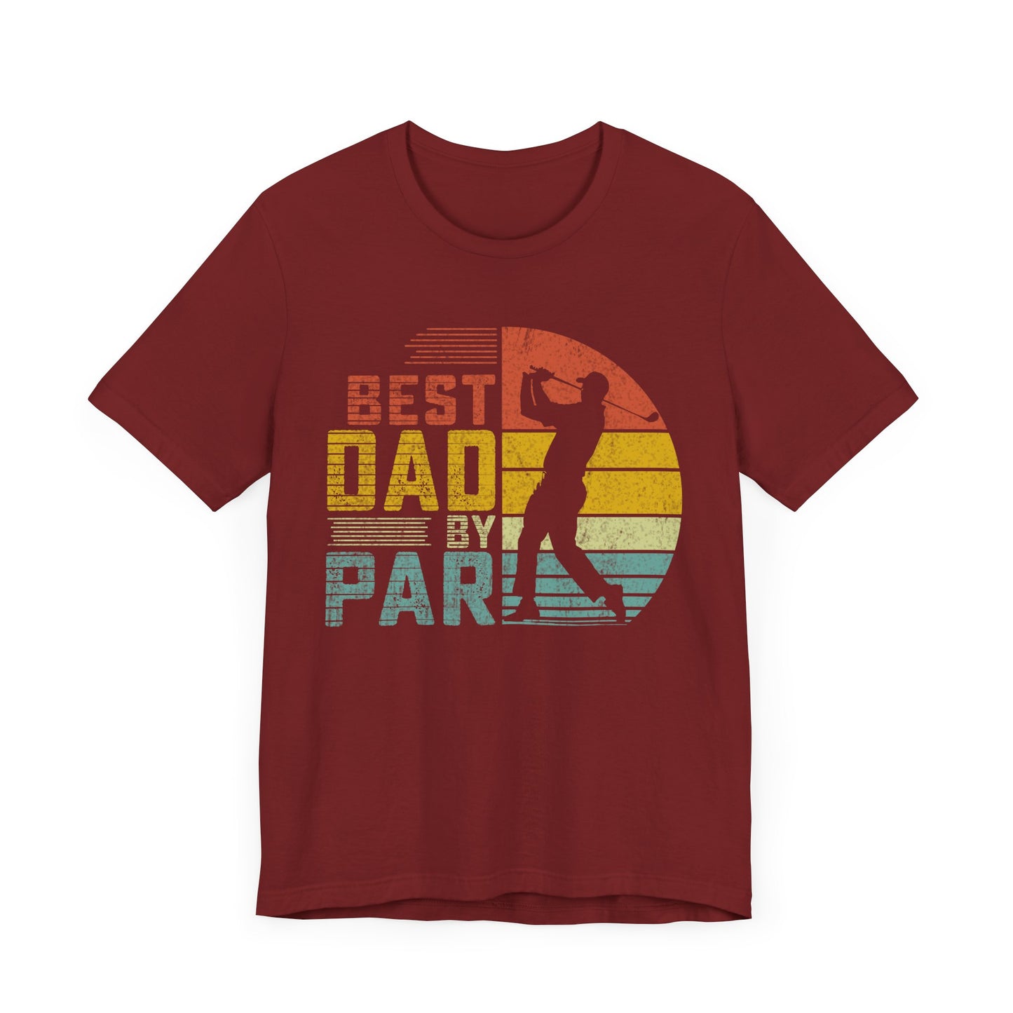 Best Dad By Par Tee - Fun Unisex Jersey T-Shirt