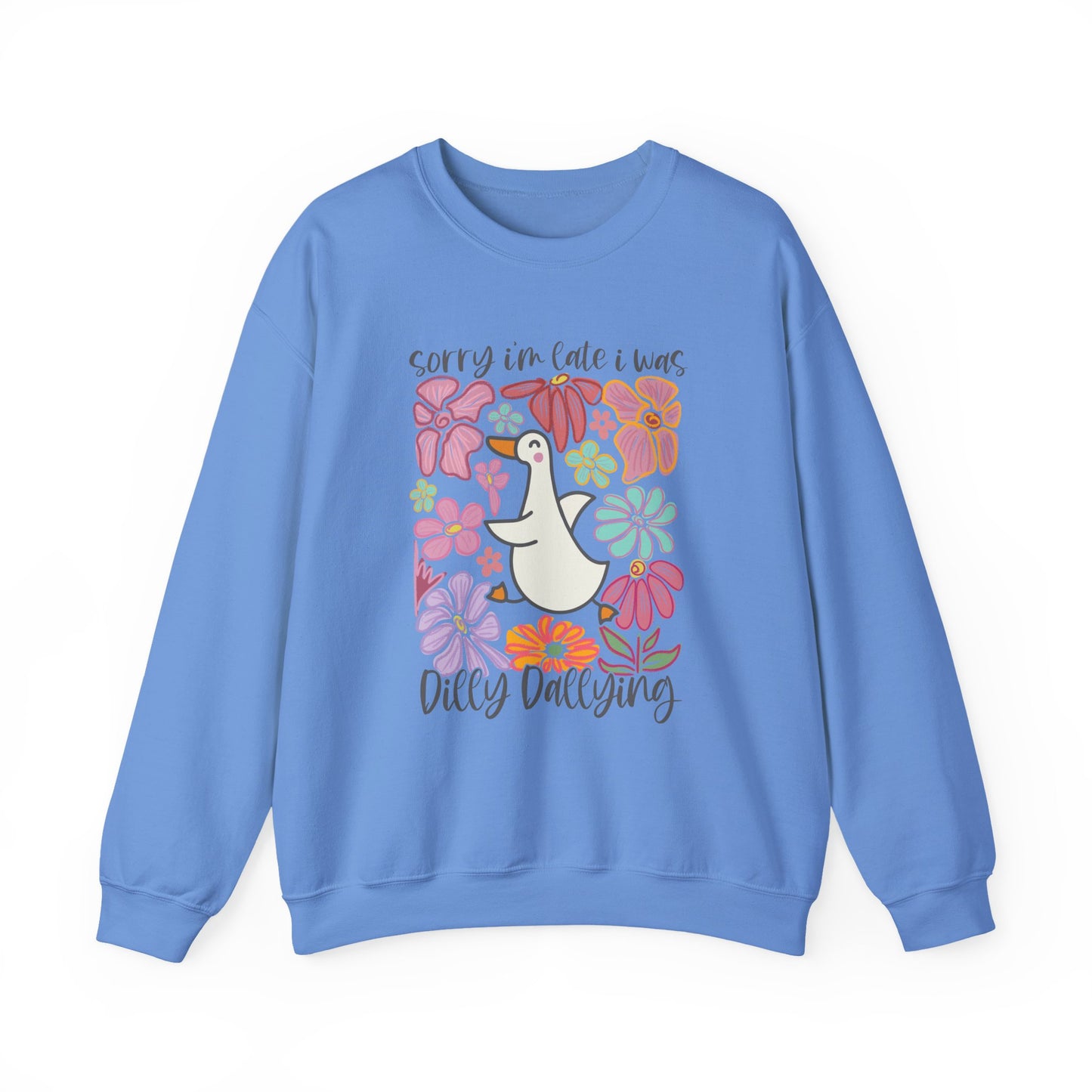 Goose Dilly Dallying Gildan Crewneck Sweatshirt