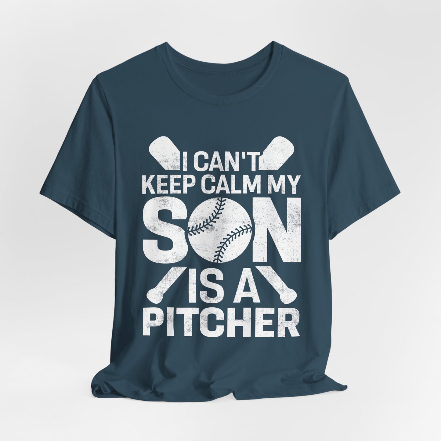 Baseball Mom Tee - 'I Can't Keep Calm My Son Is A Pitcher'