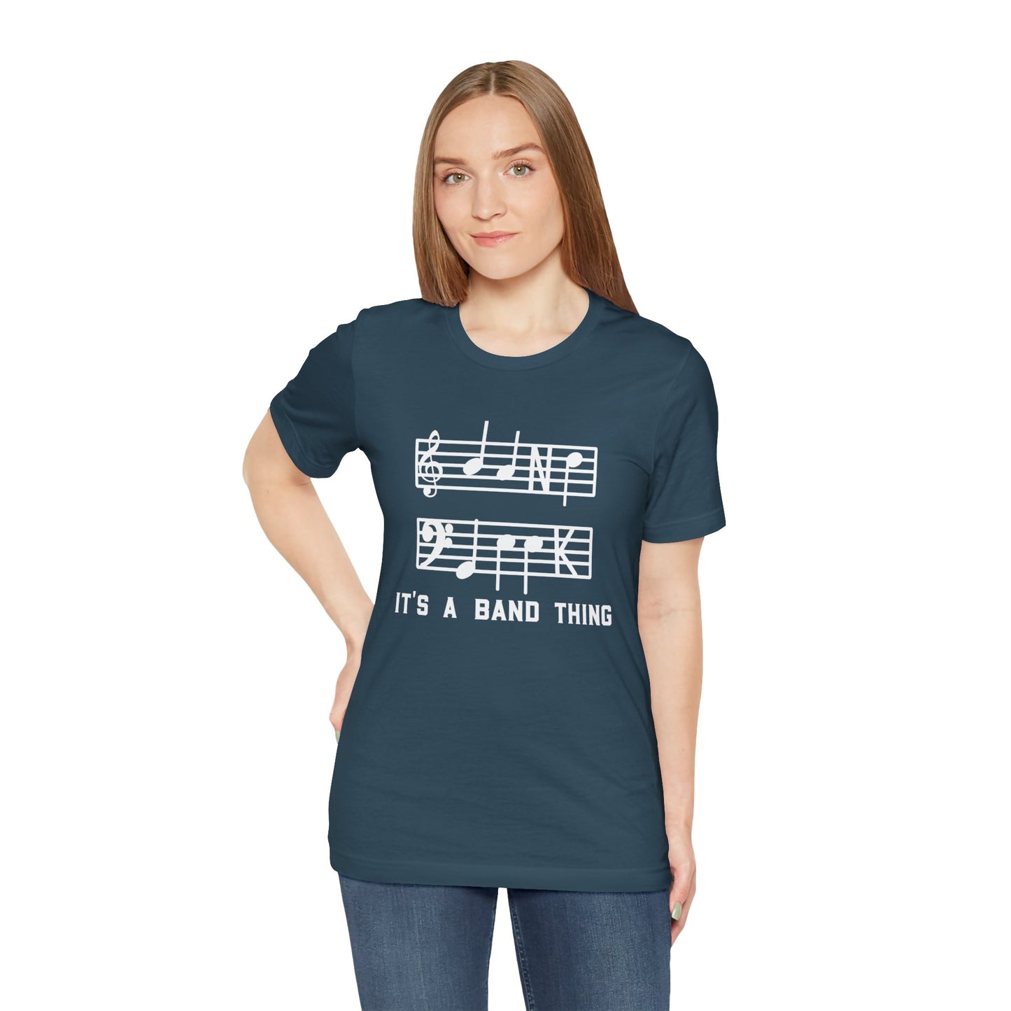Band Geek White Graphic Bella Canvas Tee shirt