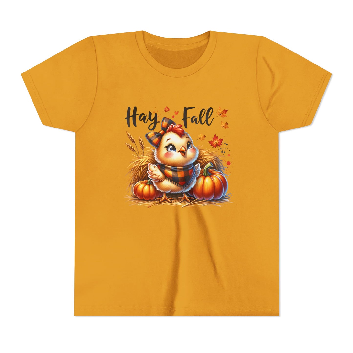 Hay Fall! Chick- Bella Canvas Youth tshirt