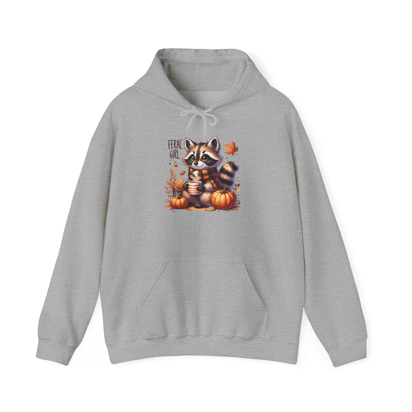 Autumn Feral Raccoon Hoodie