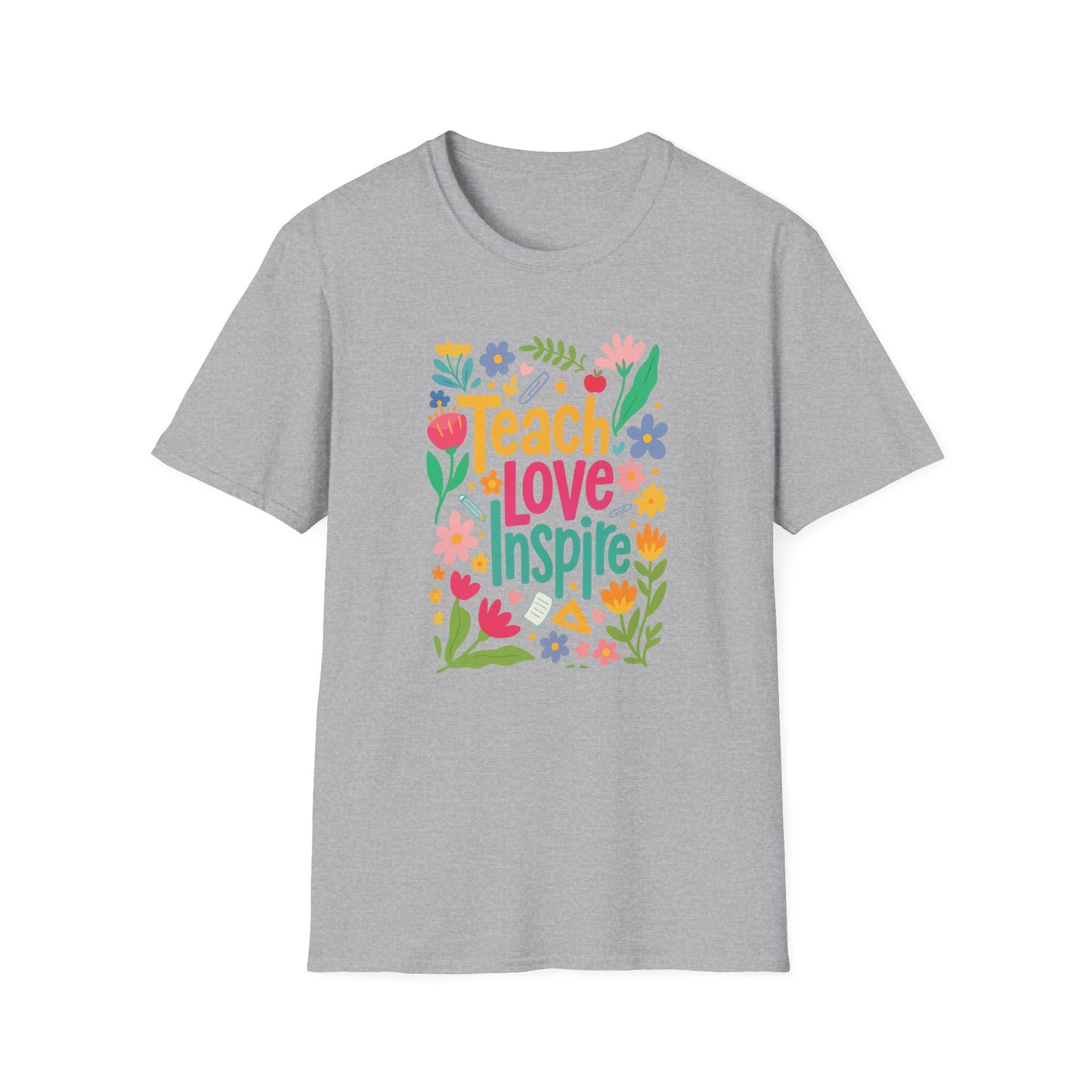 Teach Love Inspire Gildan Softstyle Tshirt