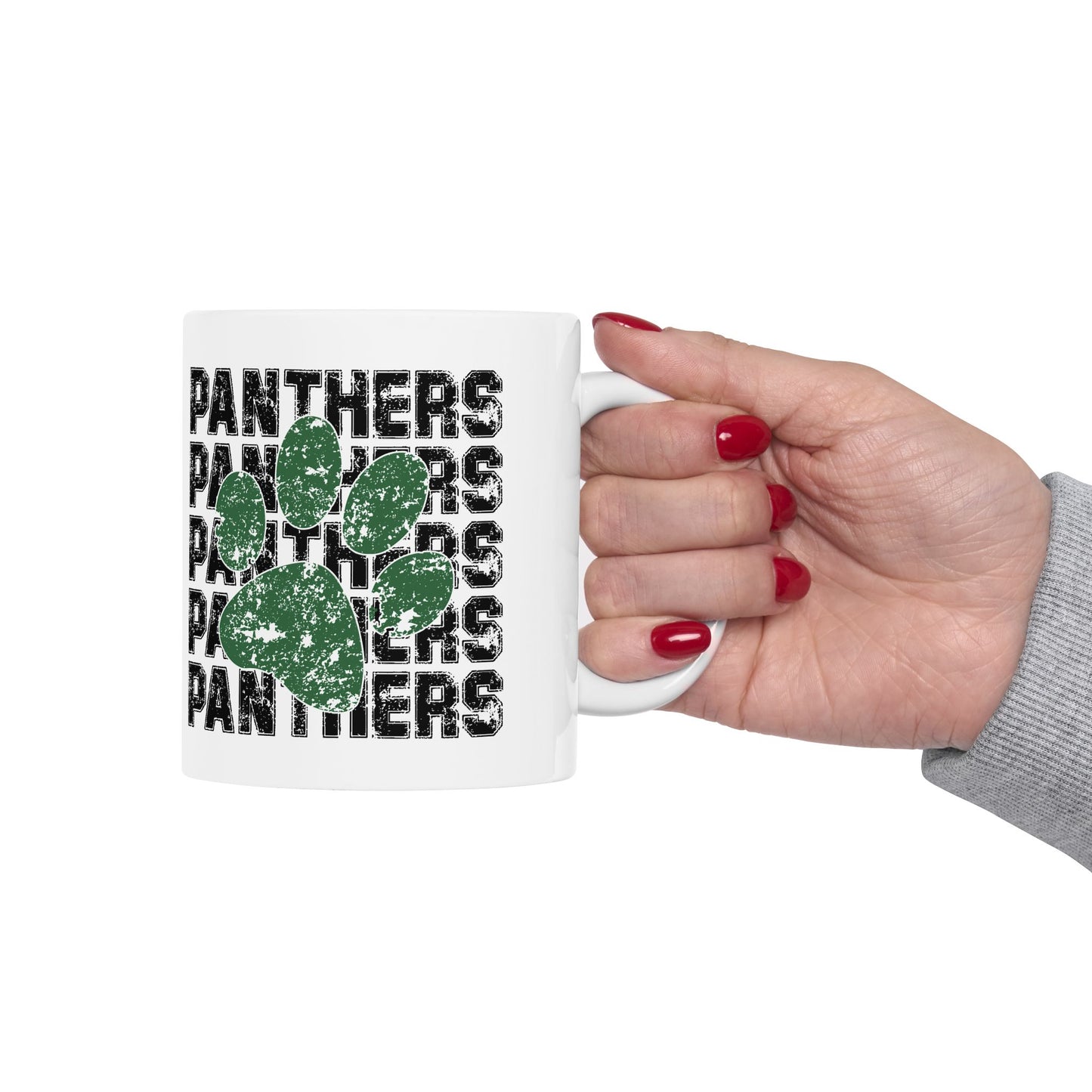 11oz Greendale Panther Themed Ceramic Mug -
