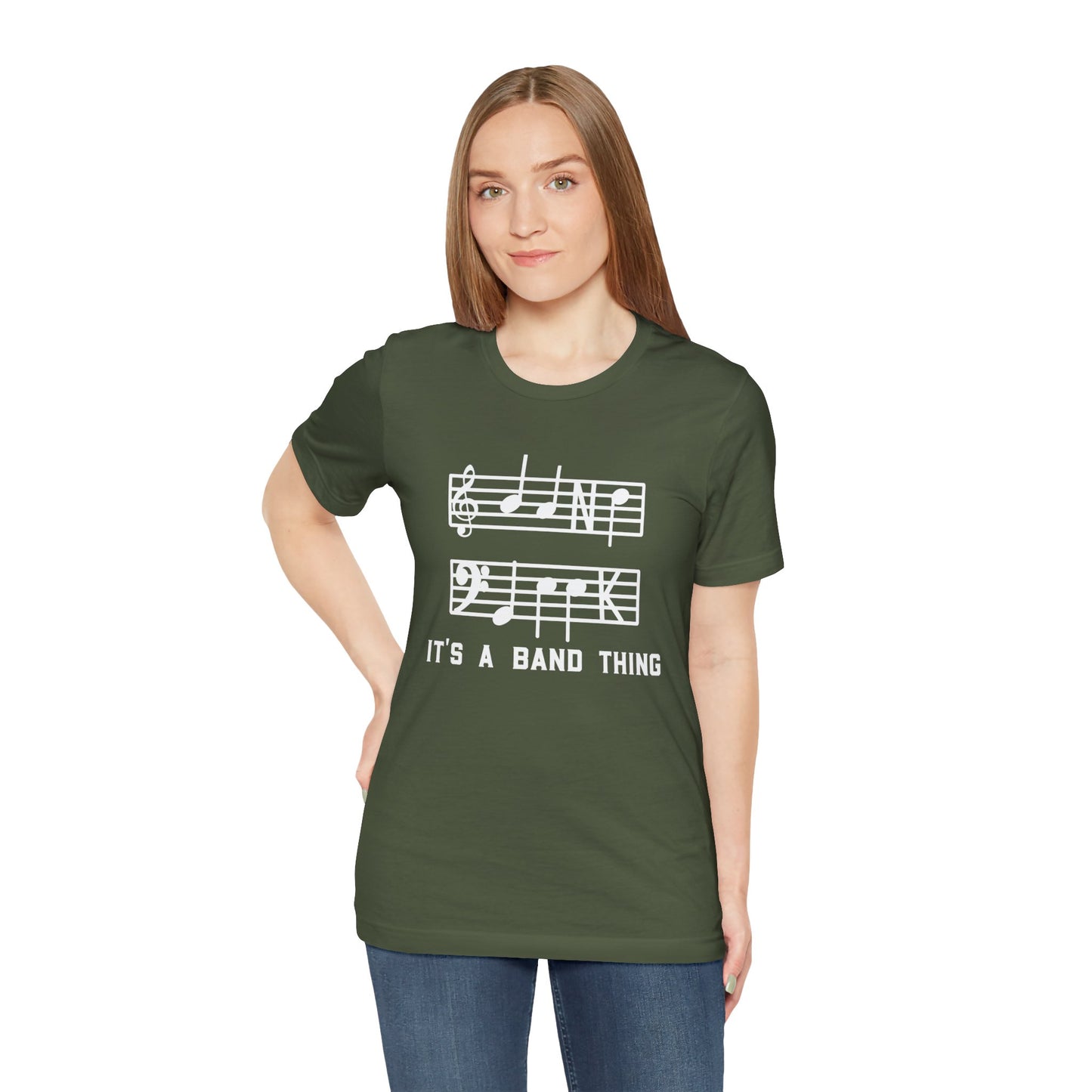 Band Geek White Graphic Bella Canvas Tee shirt