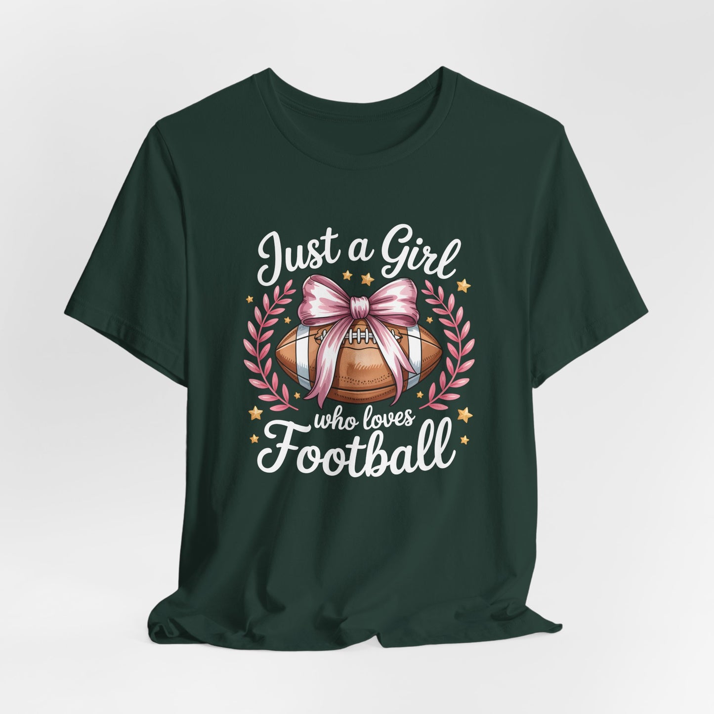 Just a Girl Who Loves Football Tee