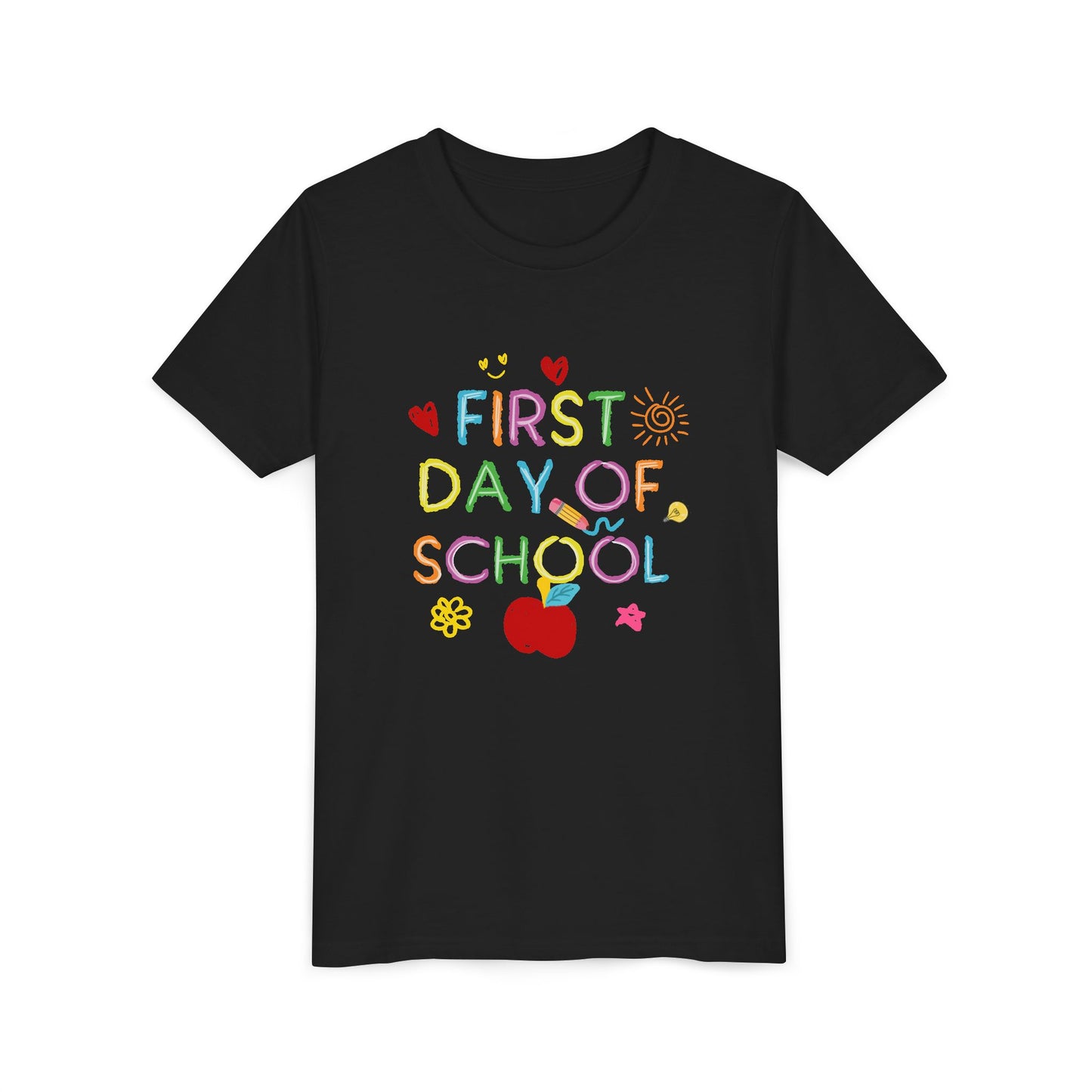 Back to School Youth Tee, First Day of School Shirt