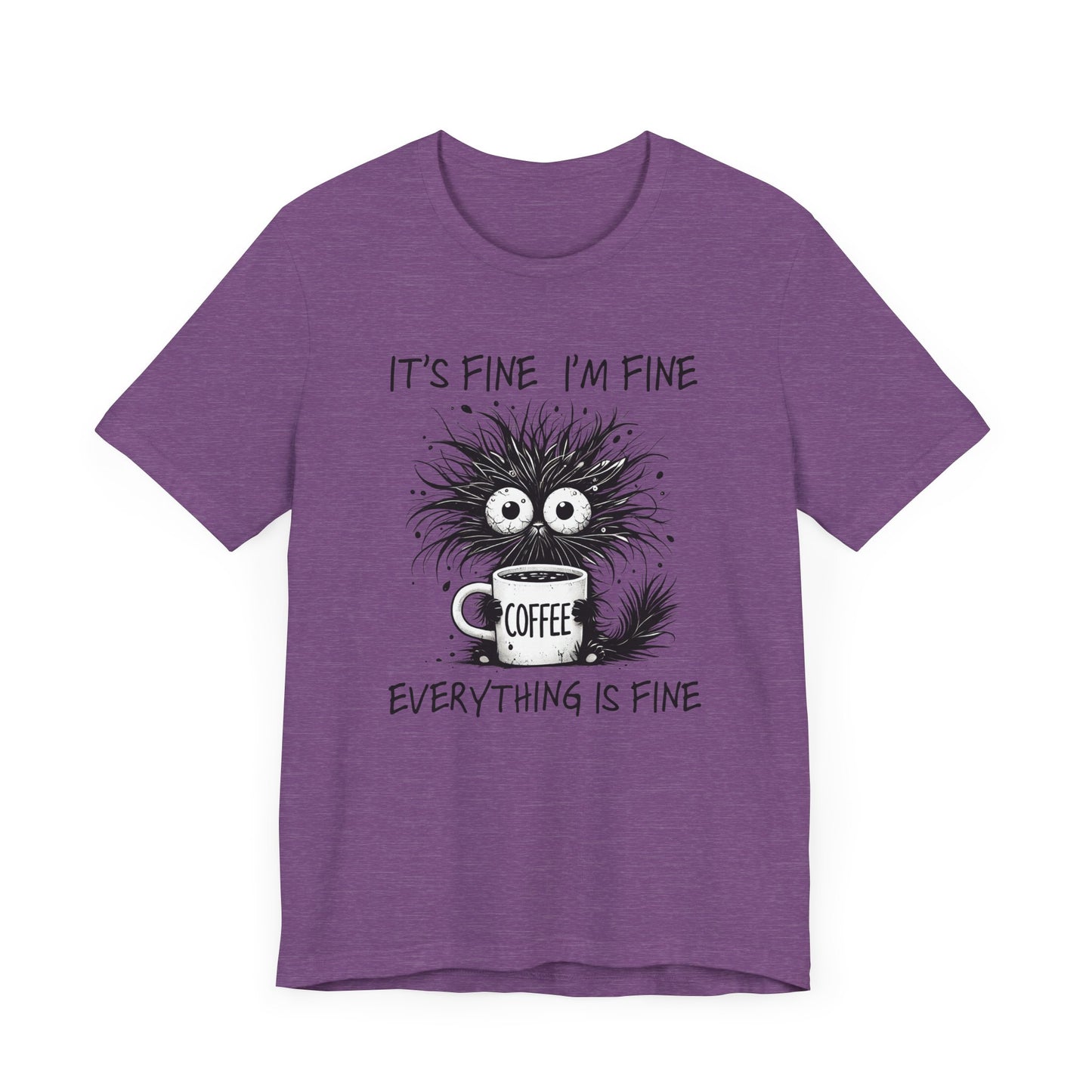 Funny Coffee Lover's Tee, Unisex Jersey Shirt, Casual Humor Tee, Gift for Coffee Enthusiasts, Sarcastic Coffee Top, Coffee Addict Outfit