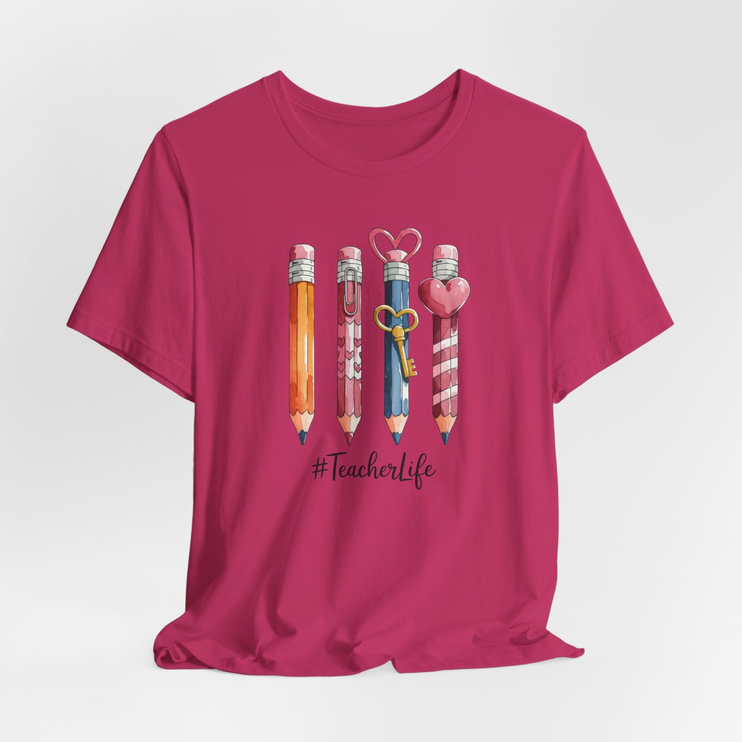 Teacher Life Pencil- Bella Canvas Tshirt