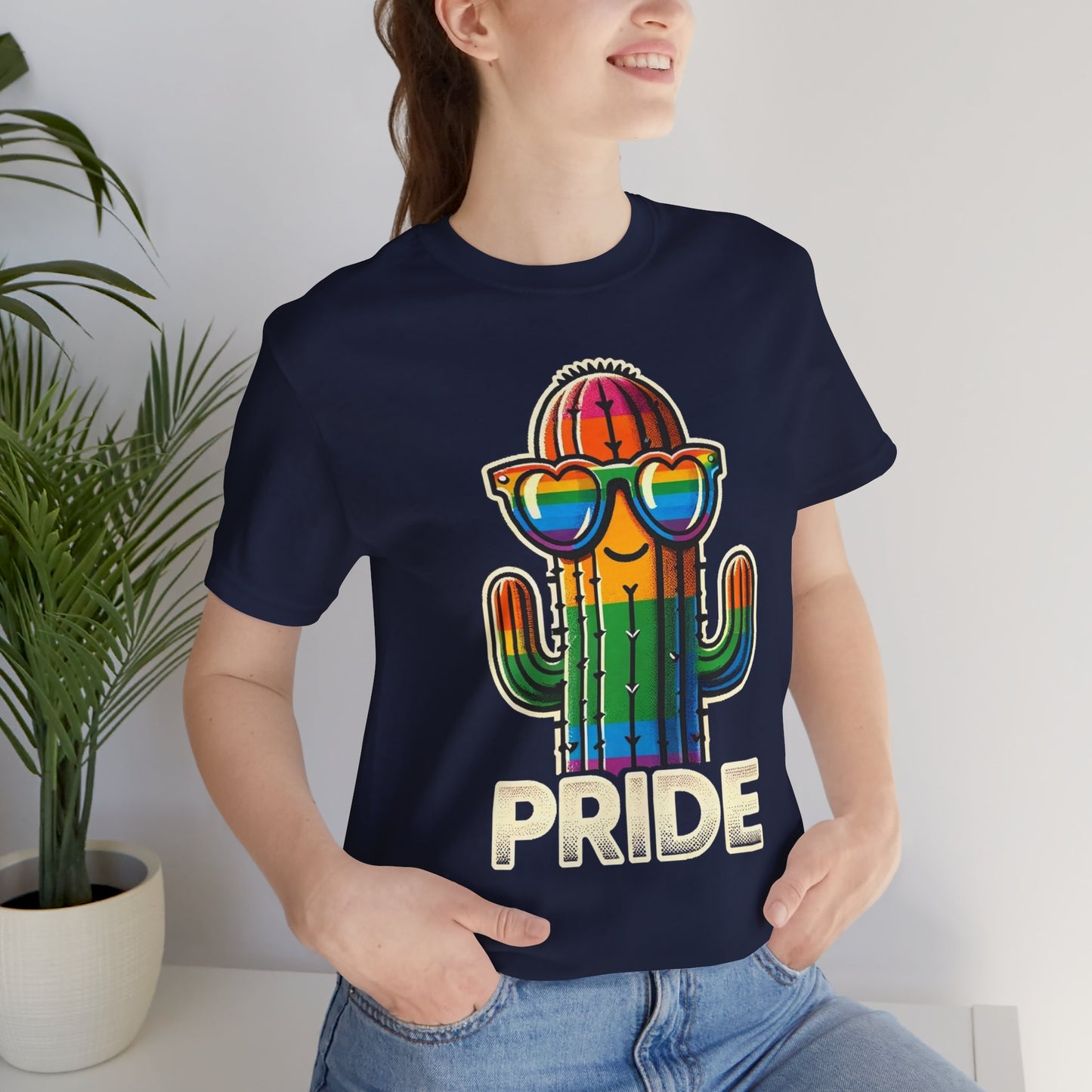 Pride Cactus Unisex Jersey Tee