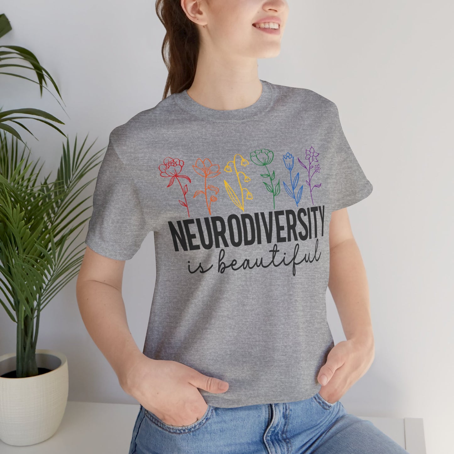 Neurodiversity is Beautiful Tee - Unisex Short Sleeve T-Shirt