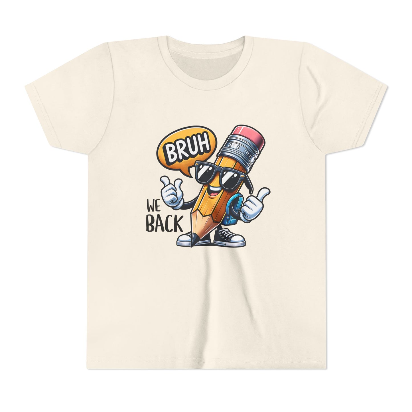 Cool Youth Tee with Fun Pencil Graphic - Perfect for Back to School