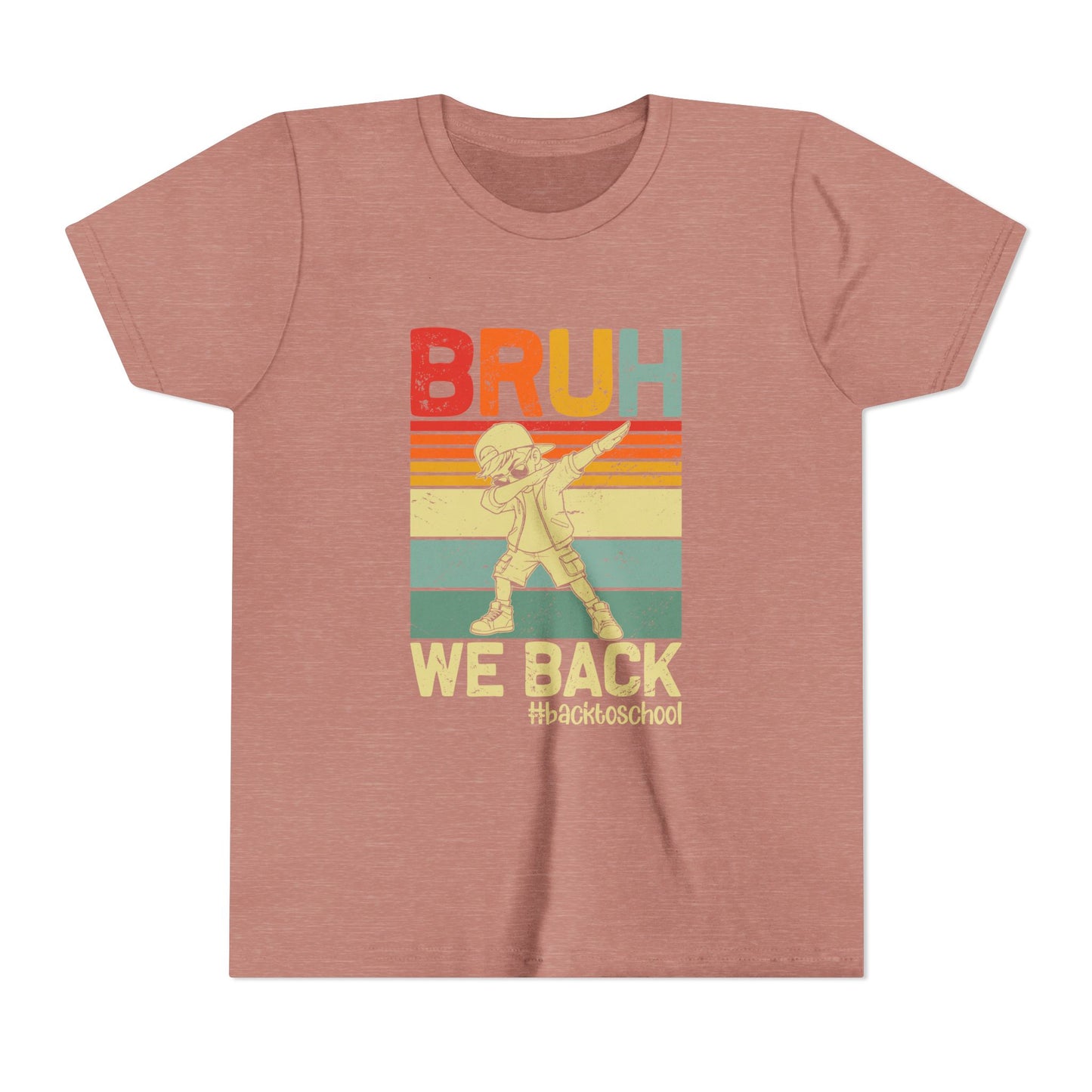 Retro Youth Tee - 'BRUH WE BACK' 80s Inspired Back to School