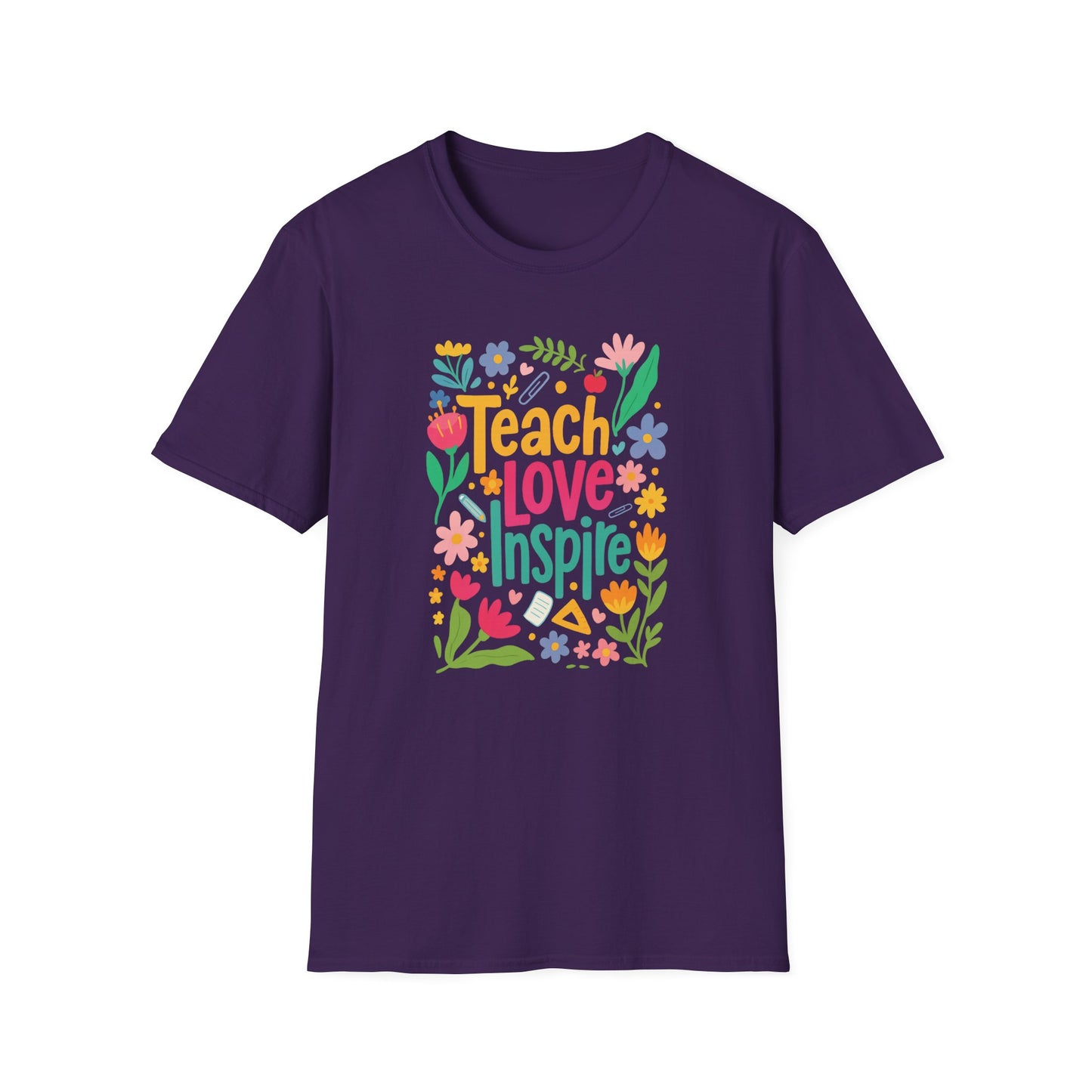 Teach Love Inspire Gildan Softstyle Tshirt