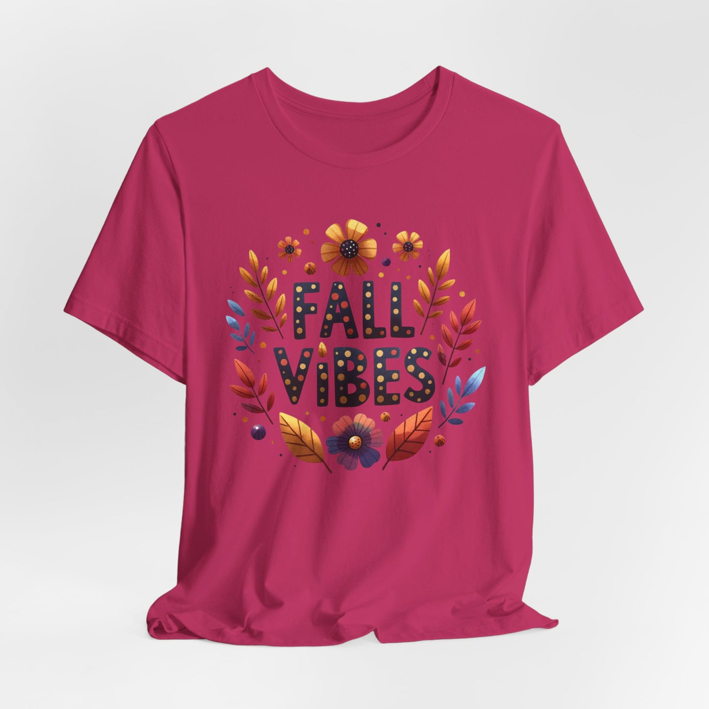 Floral Fall Vibes Bella Canvas Tshirt