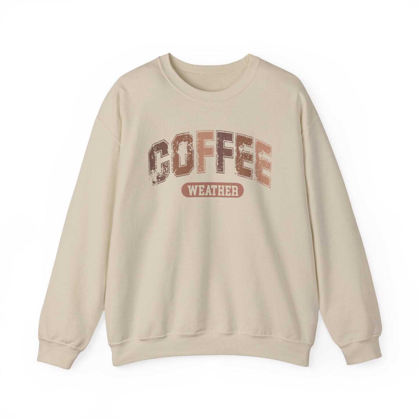 Coffee Weather Gildan Crewneck Sweatshirt