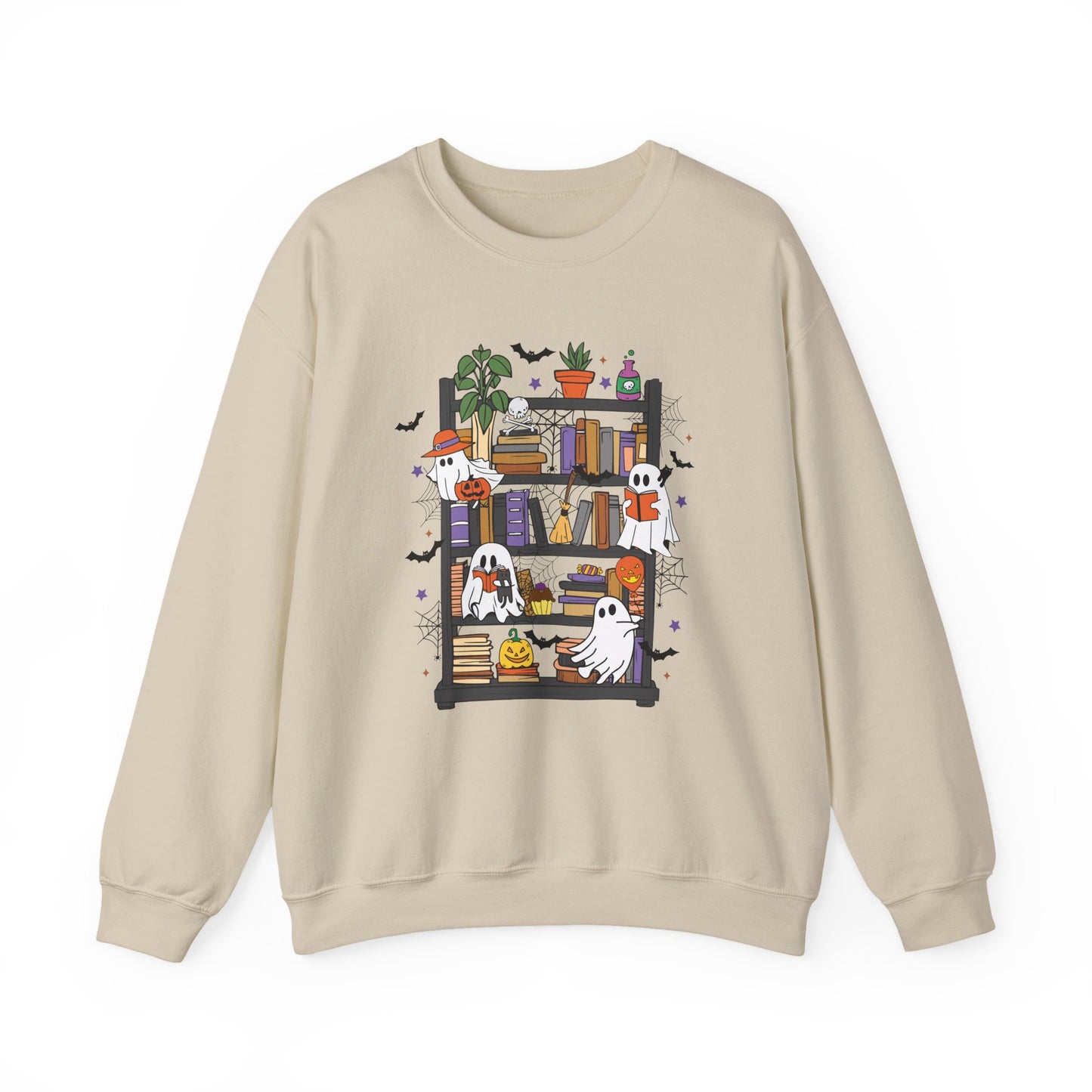 Ghost Library Gildan Crewneck Sweatshirt