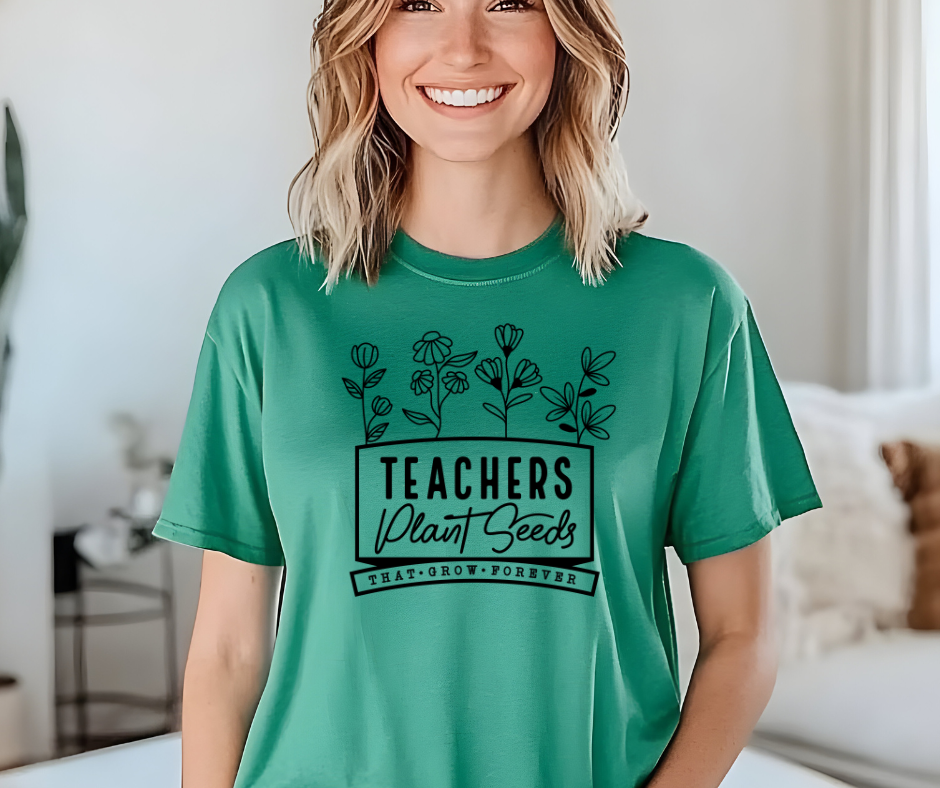 Teachers Plant Seeds Gildan Softstyle Tshirt