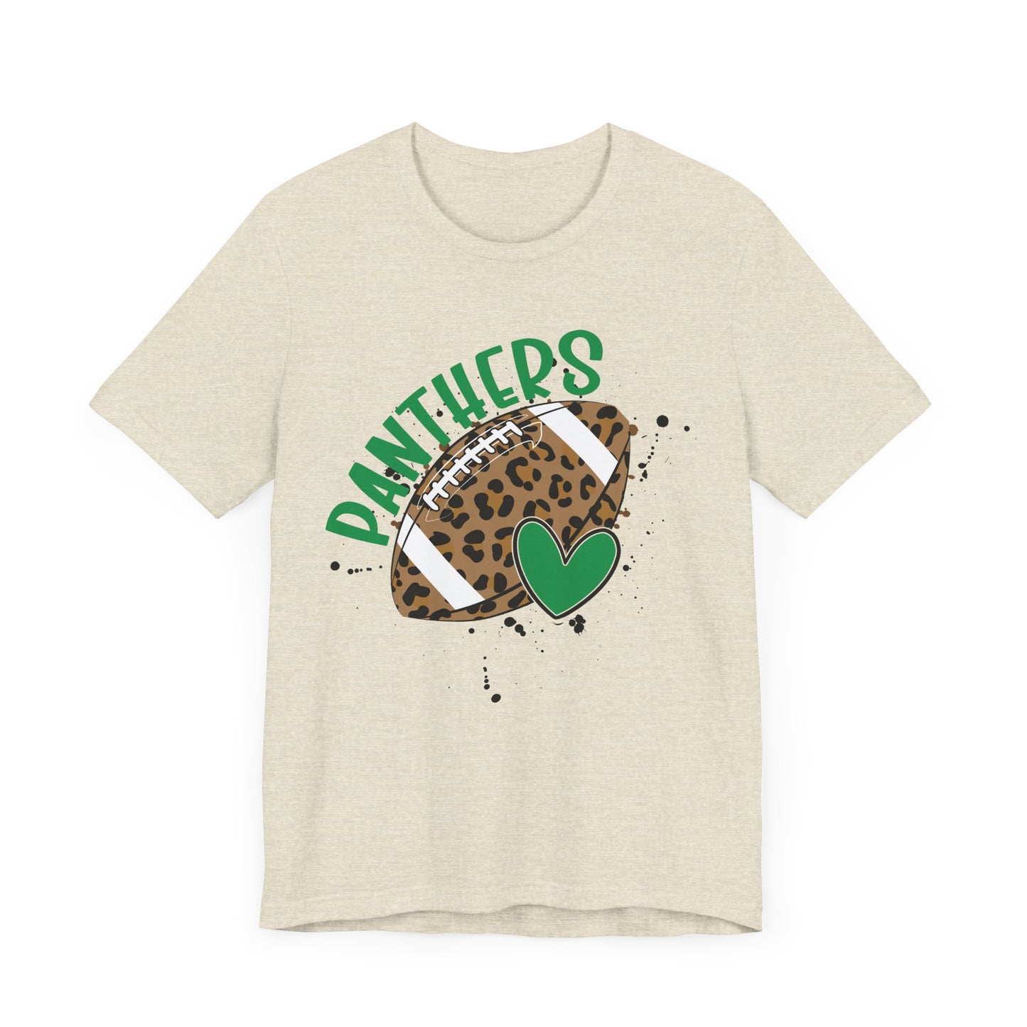 PANTHERS Spirit Unisex Tee - Leopard Football Design