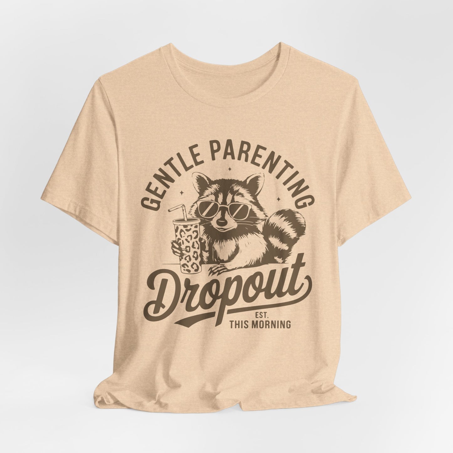Gentle Parenting Raccoon Tee - Unisex Jersey Short Sleeve T-Shirt