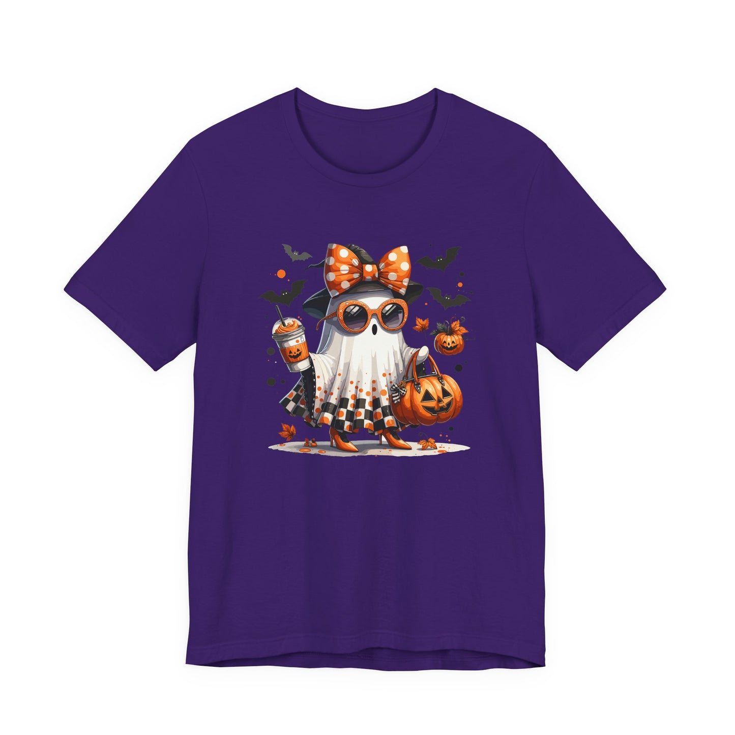 Halloween Ghost Short Sleeve Tee