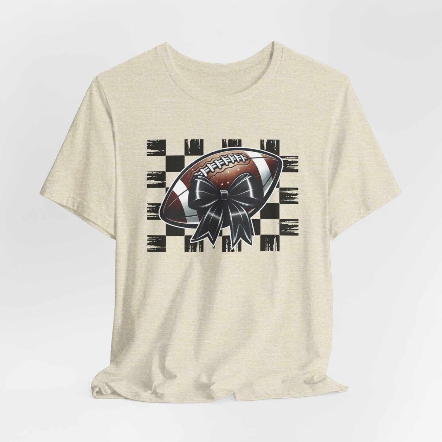 Football Checkered Pattern Tee