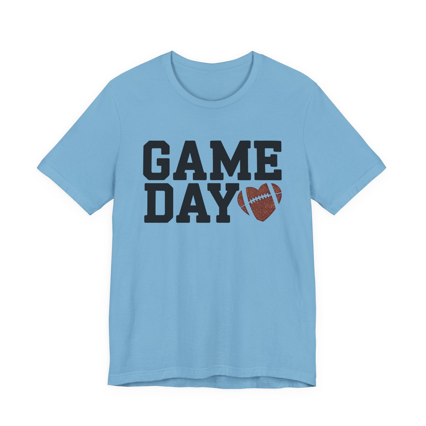 Game Day Football Heart Unisex Tee