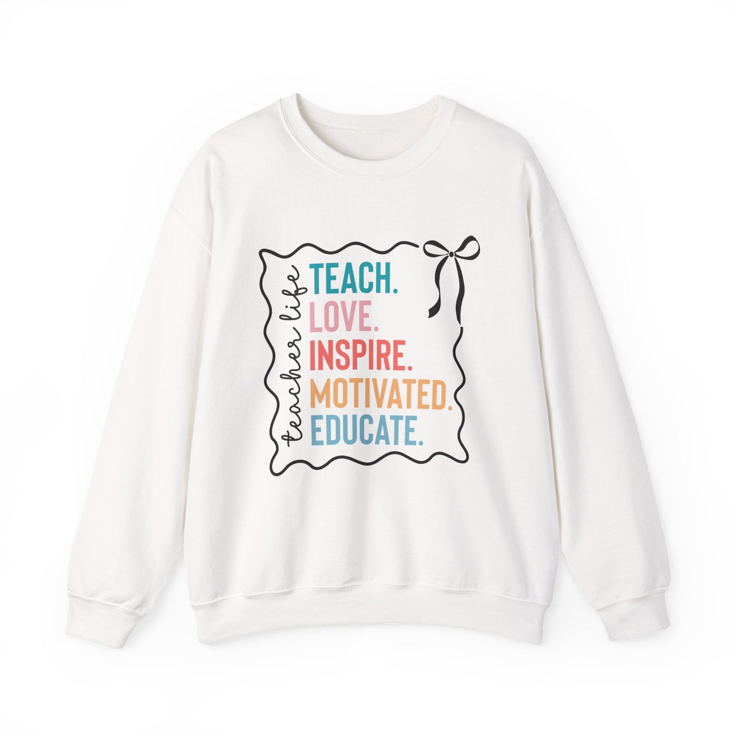 Teach Love Inspire Gildan Crewneck Sweatshirt