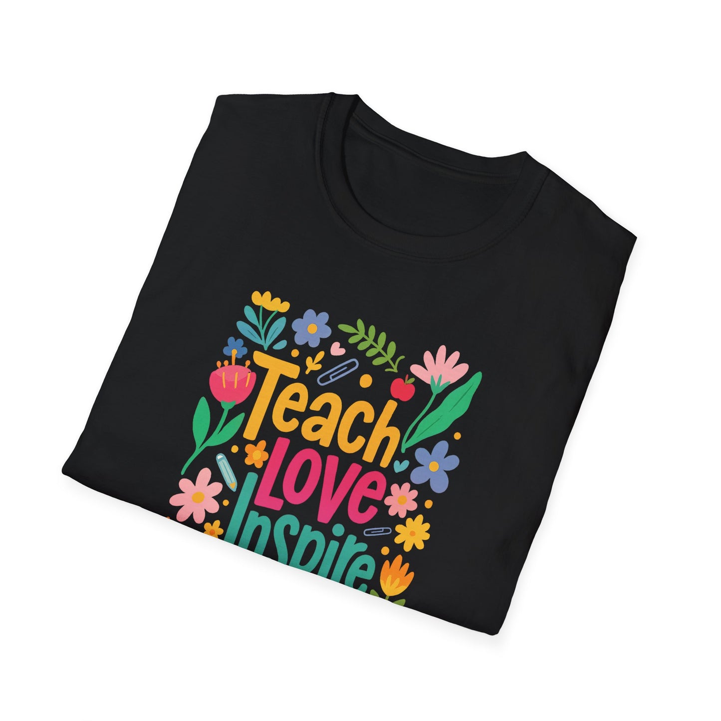 Teach Love Inspire Gildan Softstyle Tshirt