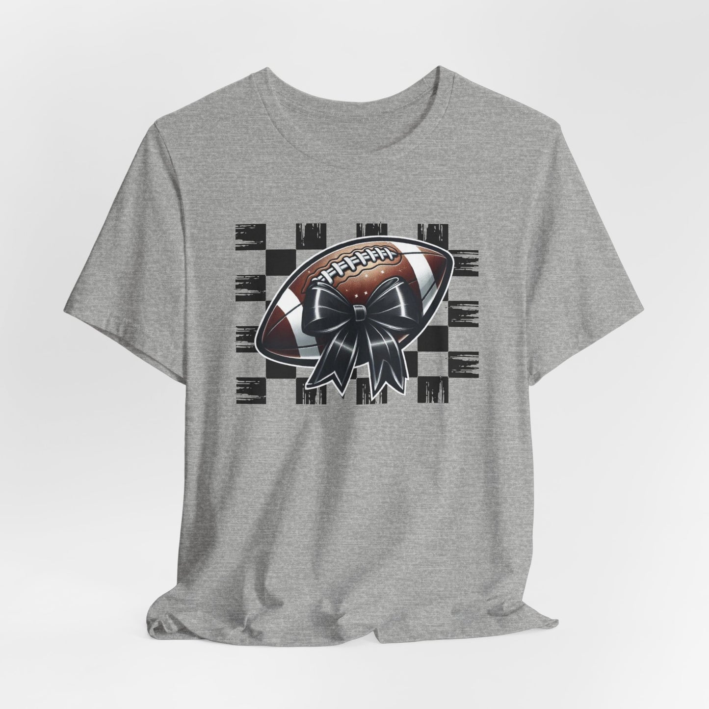 Football Checkered Pattern Tee