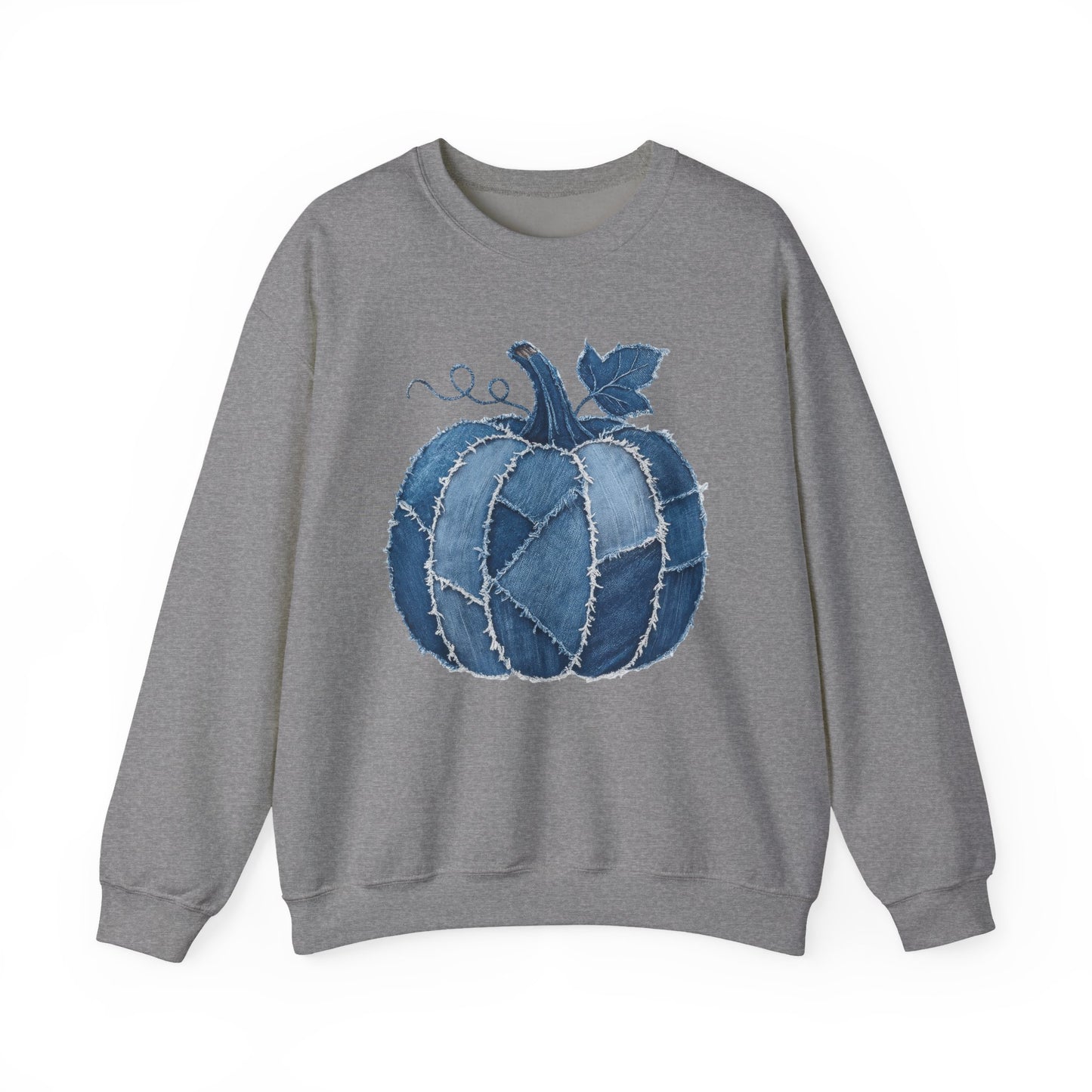 Denim Pumpkin Gildan Crewneck