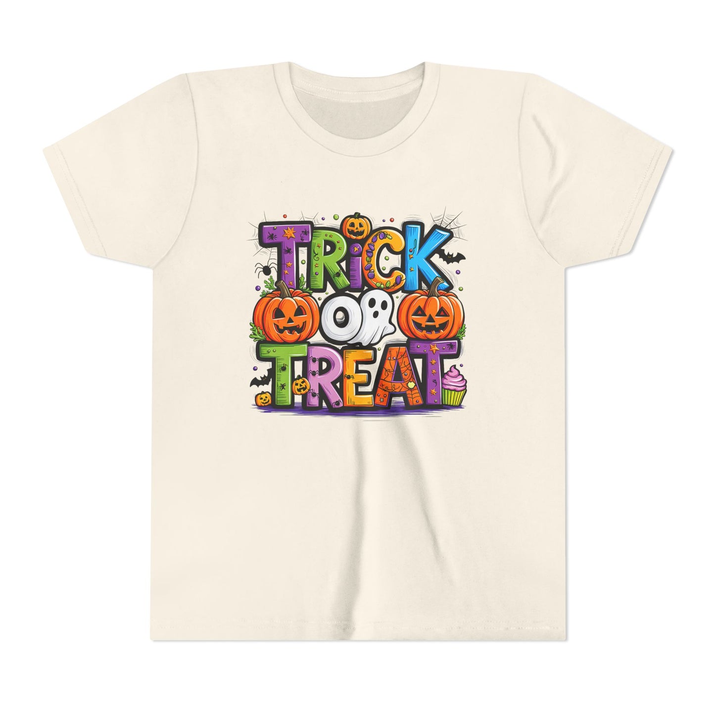 Halloween Youth Short Sleeve Tee, Trick or Treat
