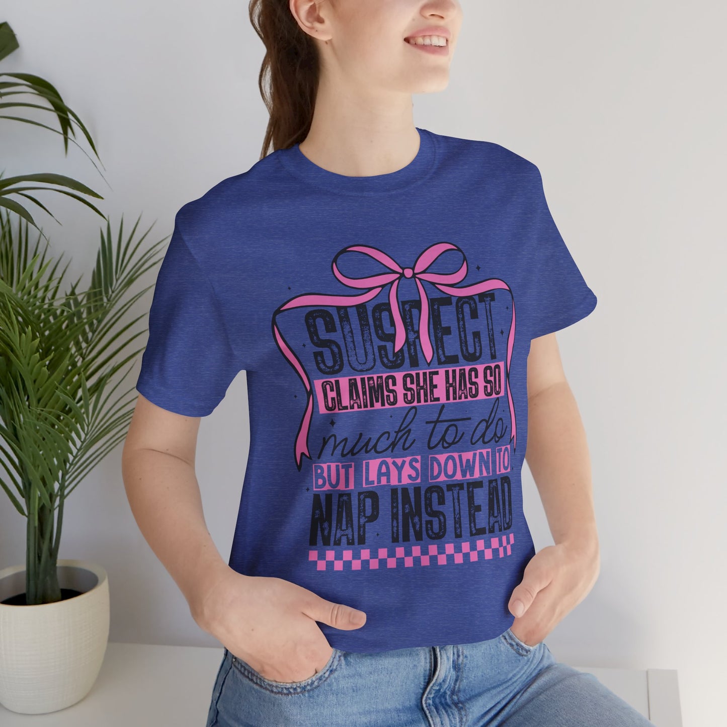 Funny Nap Instead Tee, Unisex Jersey Short Sleeve Shirt