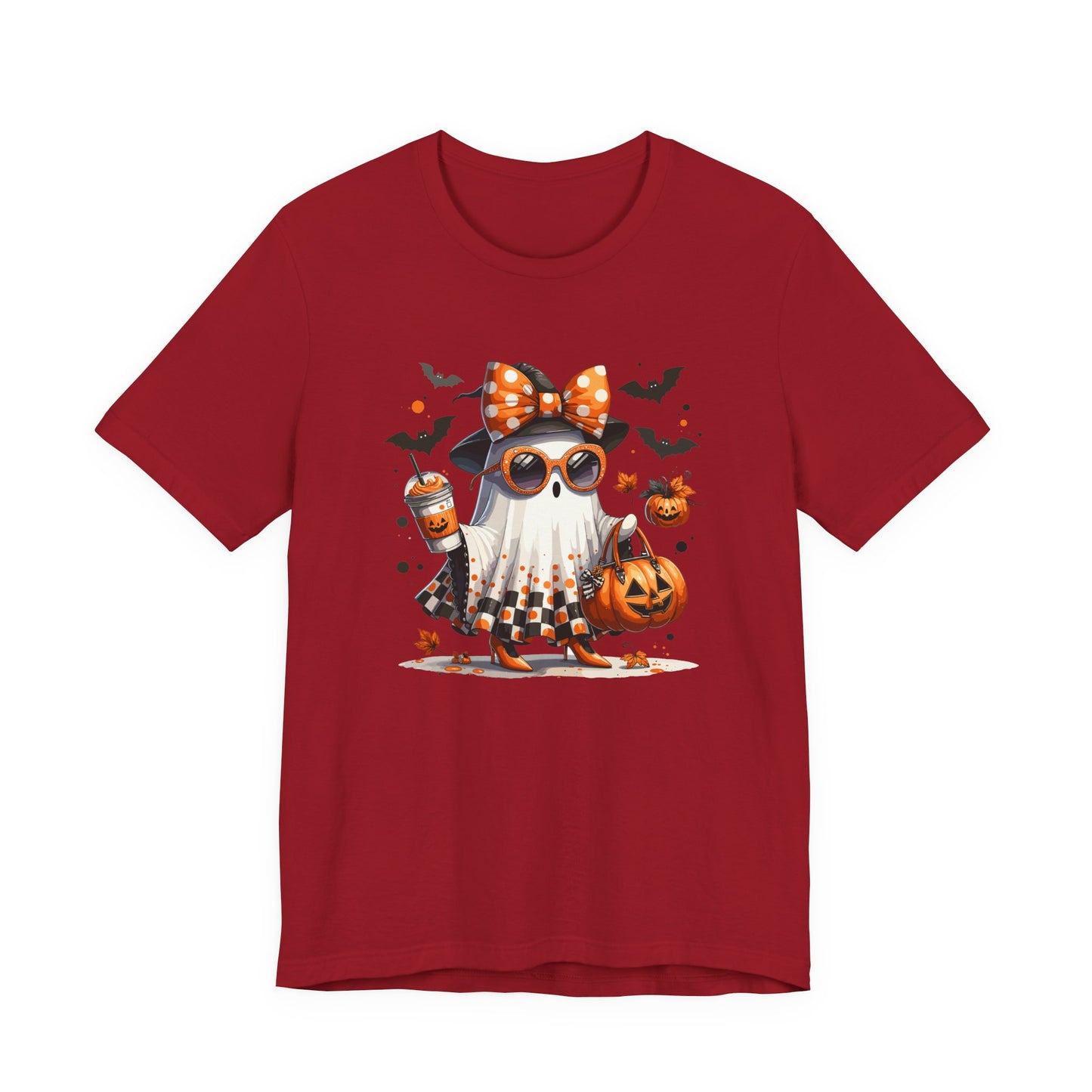Halloween Ghost Short Sleeve Tee
