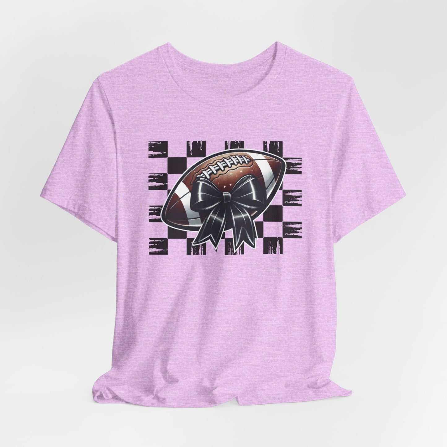 Football Checkered Pattern Tee