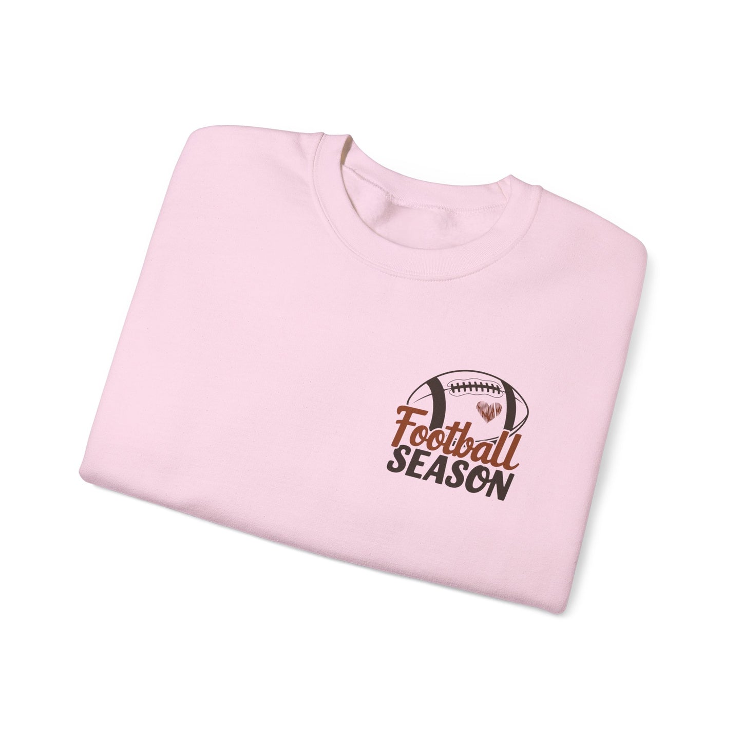 Football Season Sweatshirt, Front and Back Unisex Crewneck
