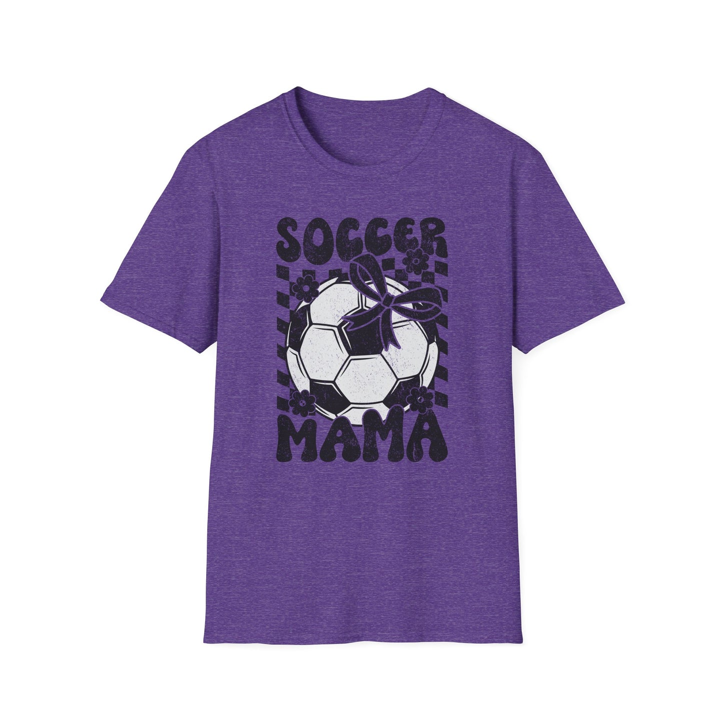 Soccer Mama Checkered Bella Canvas Tee