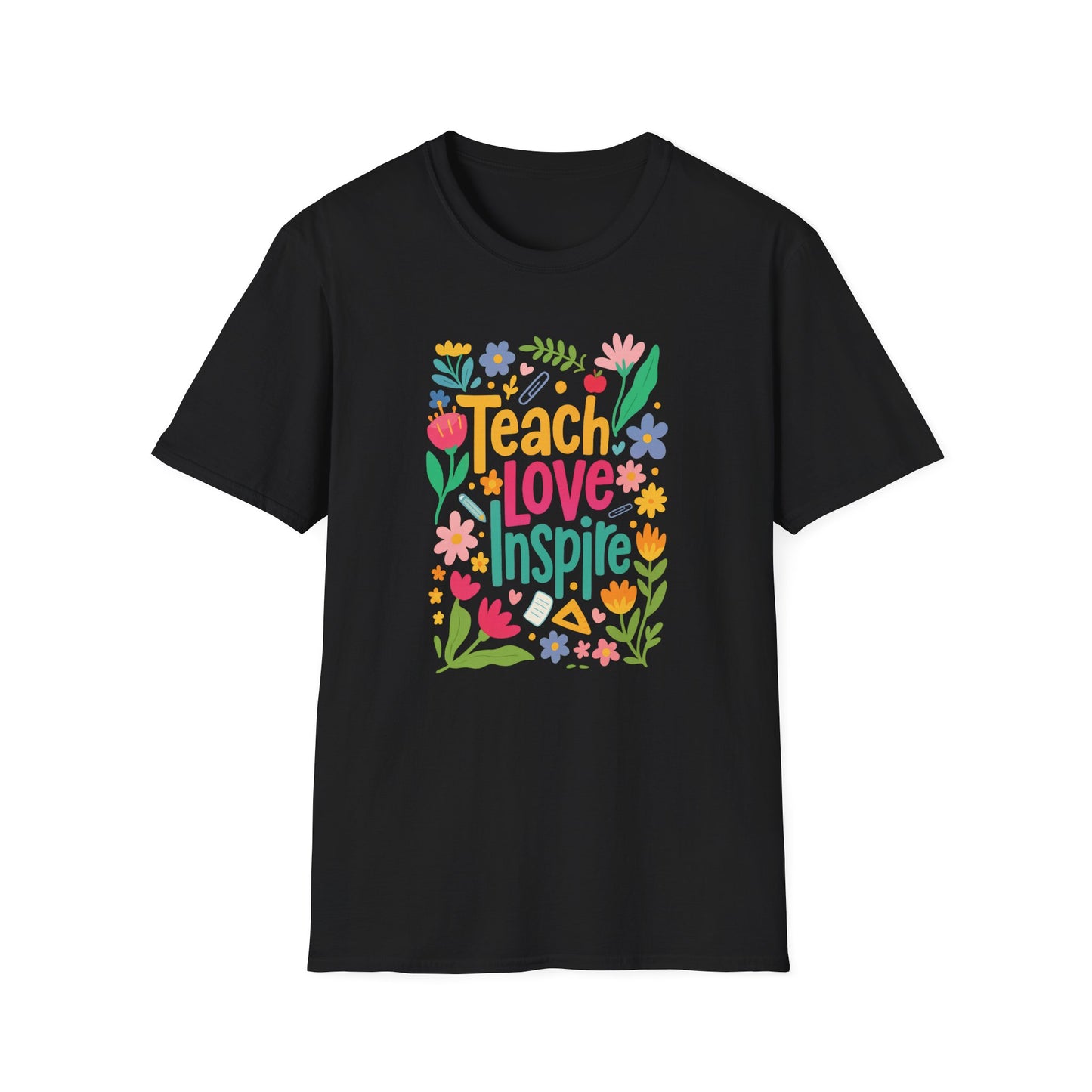 Teach Love Inspire Gildan Softstyle Tshirt