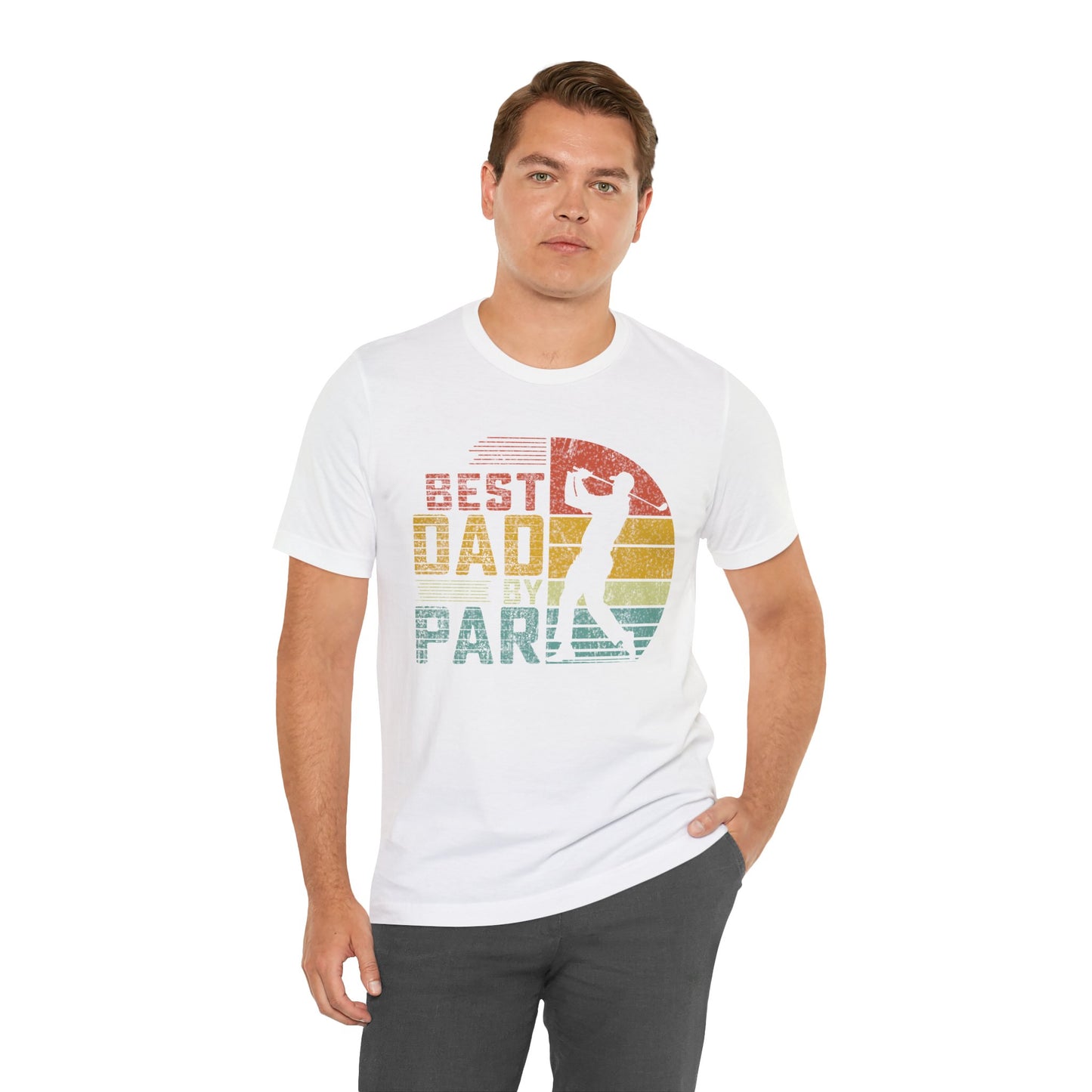 Best Dad By Par Tee - Fun Unisex Jersey T-Shirt