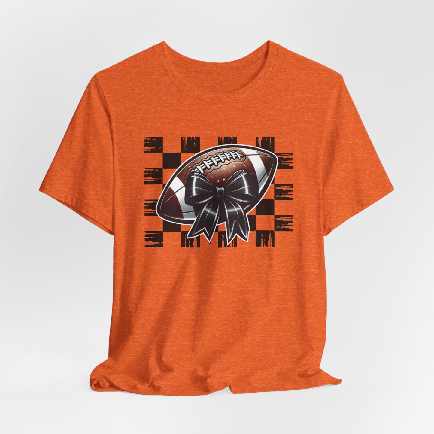 Football Checkered Pattern Tee