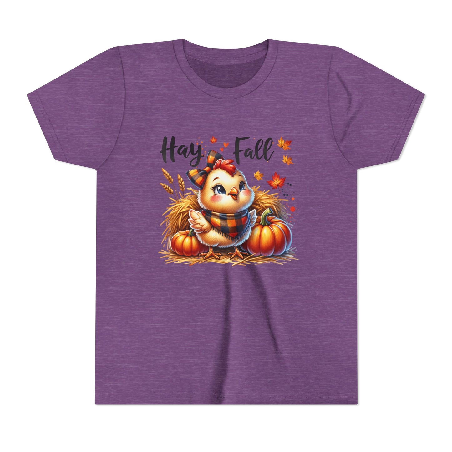 Hay Fall! Chick- Bella Canvas Youth tshirt