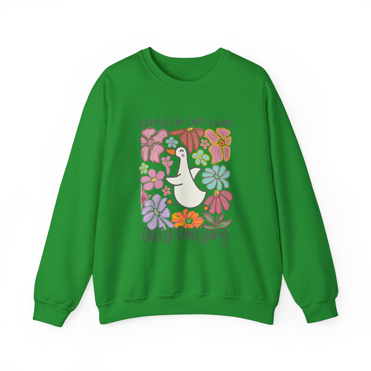 Goose Dilly Dallying Gildan Crewneck Sweatshirt