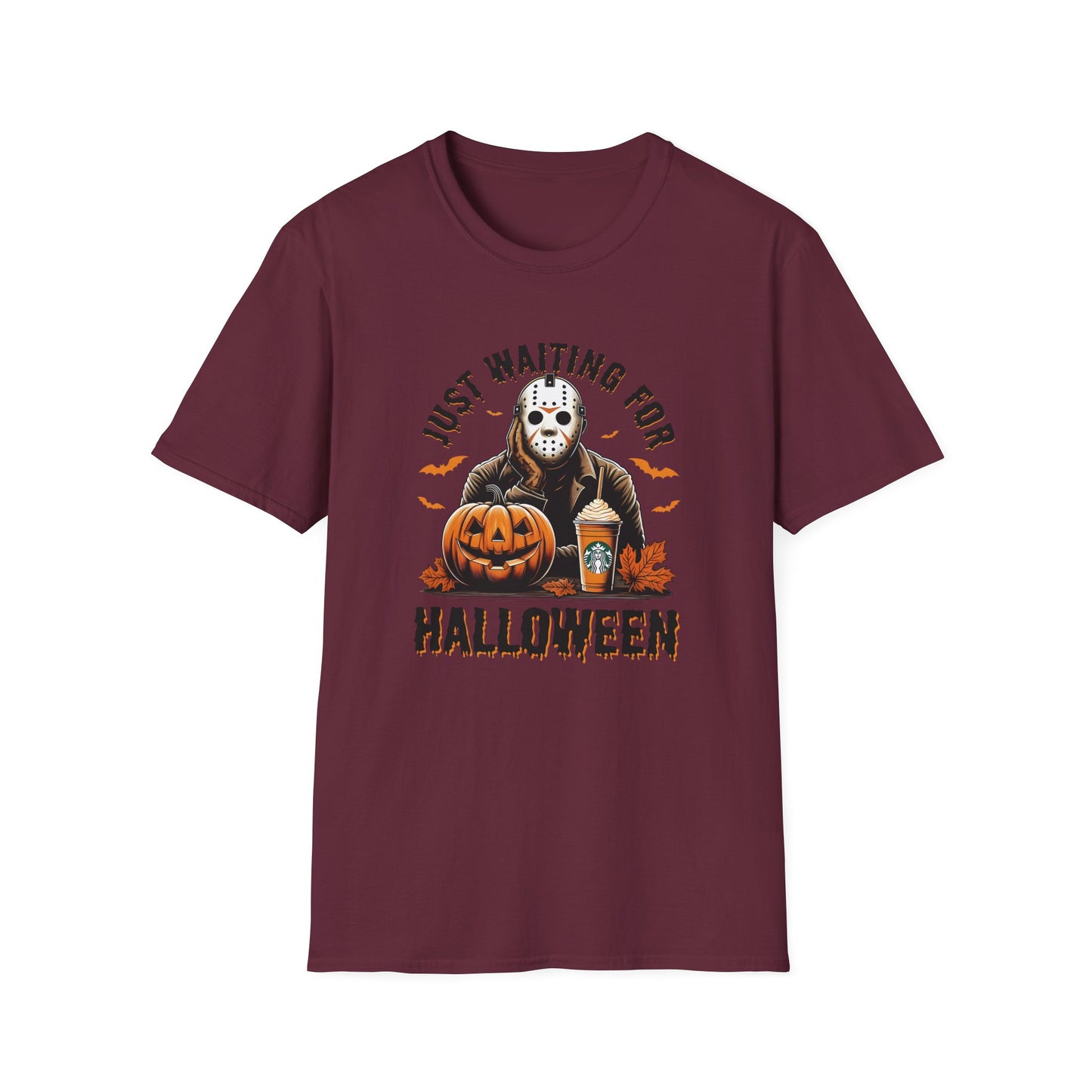 Just Waiting for Halloween Movie Graphic Tee, Unisex Softstyle T-Shirt