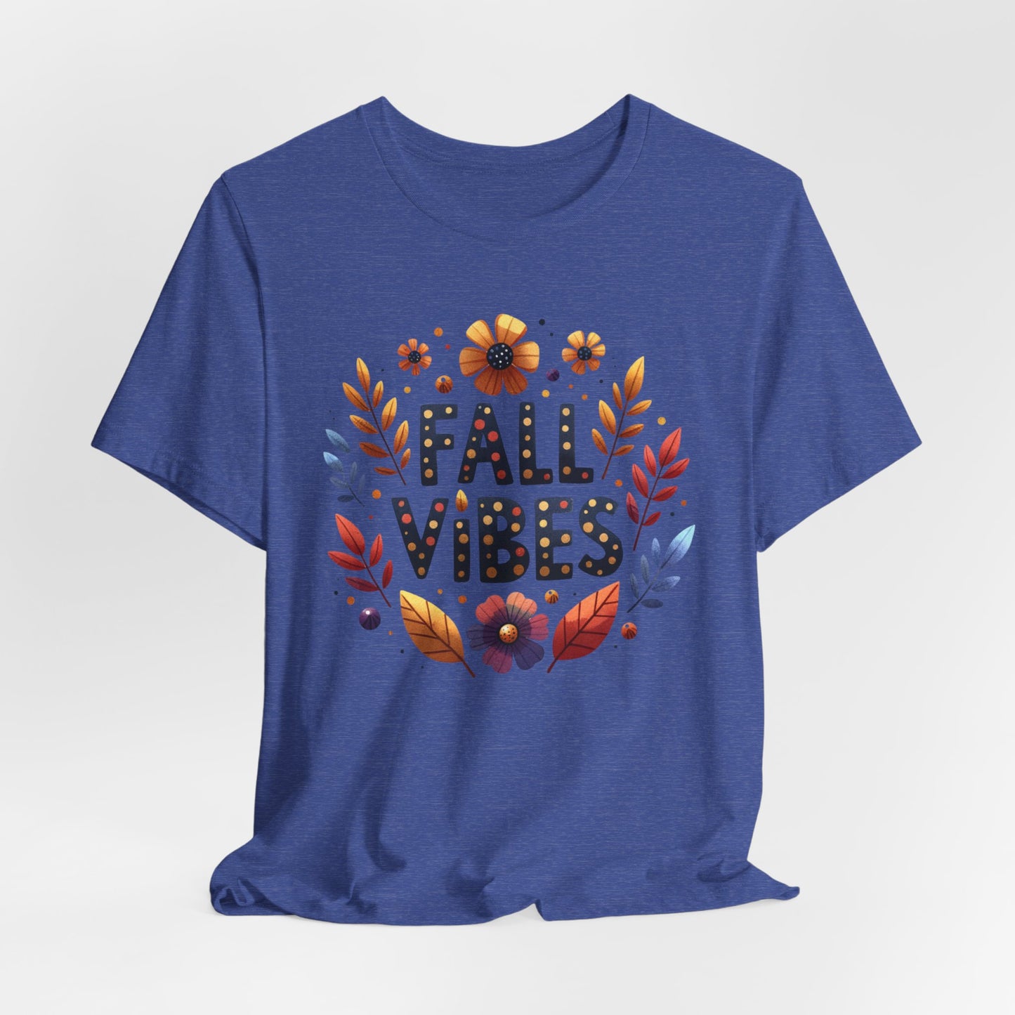 Floral Fall Vibes Bella Canvas Tshirt