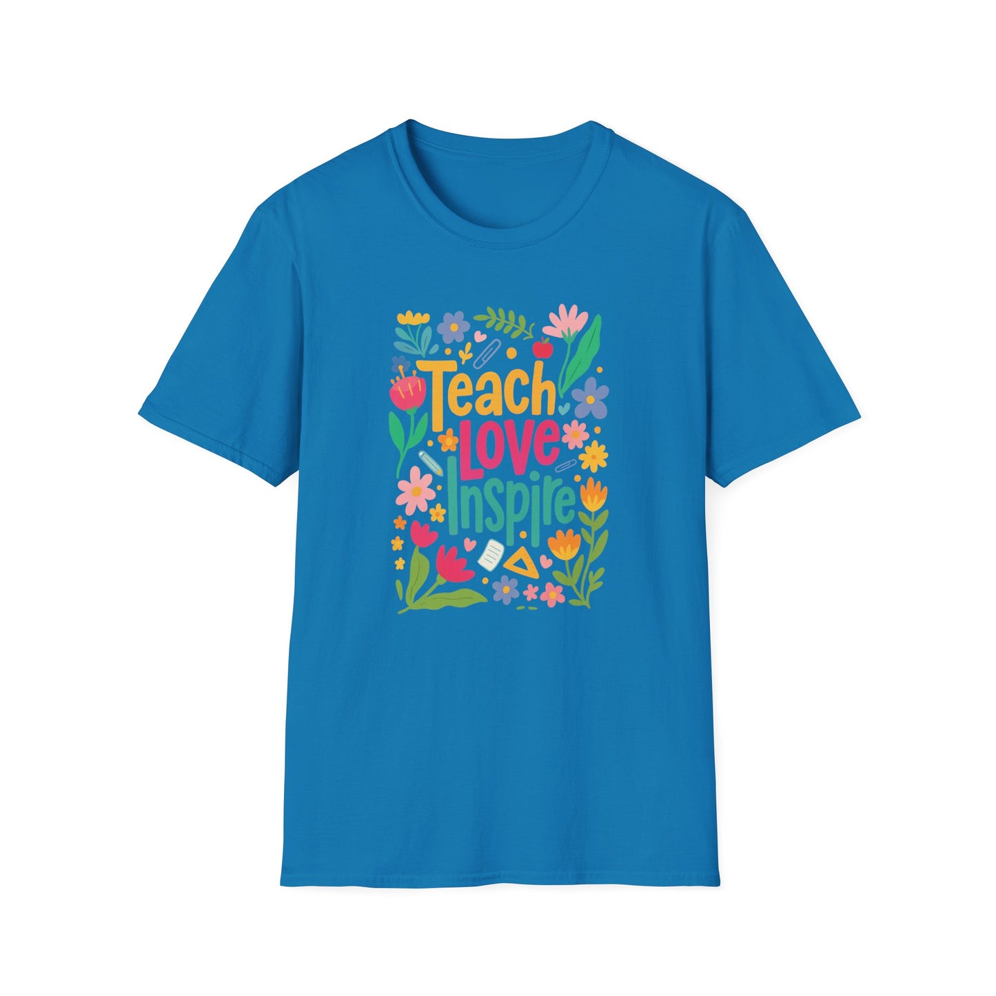 Teach Love Inspire Gildan Softstyle Tshirt
