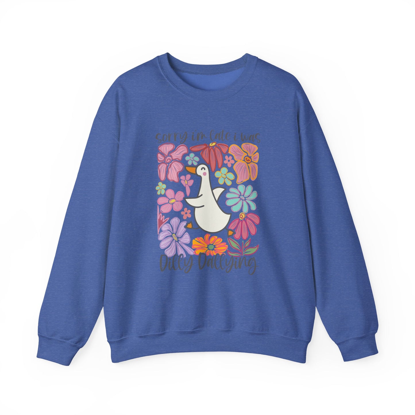 Goose Dilly Dallying Gildan Crewneck Sweatshirt