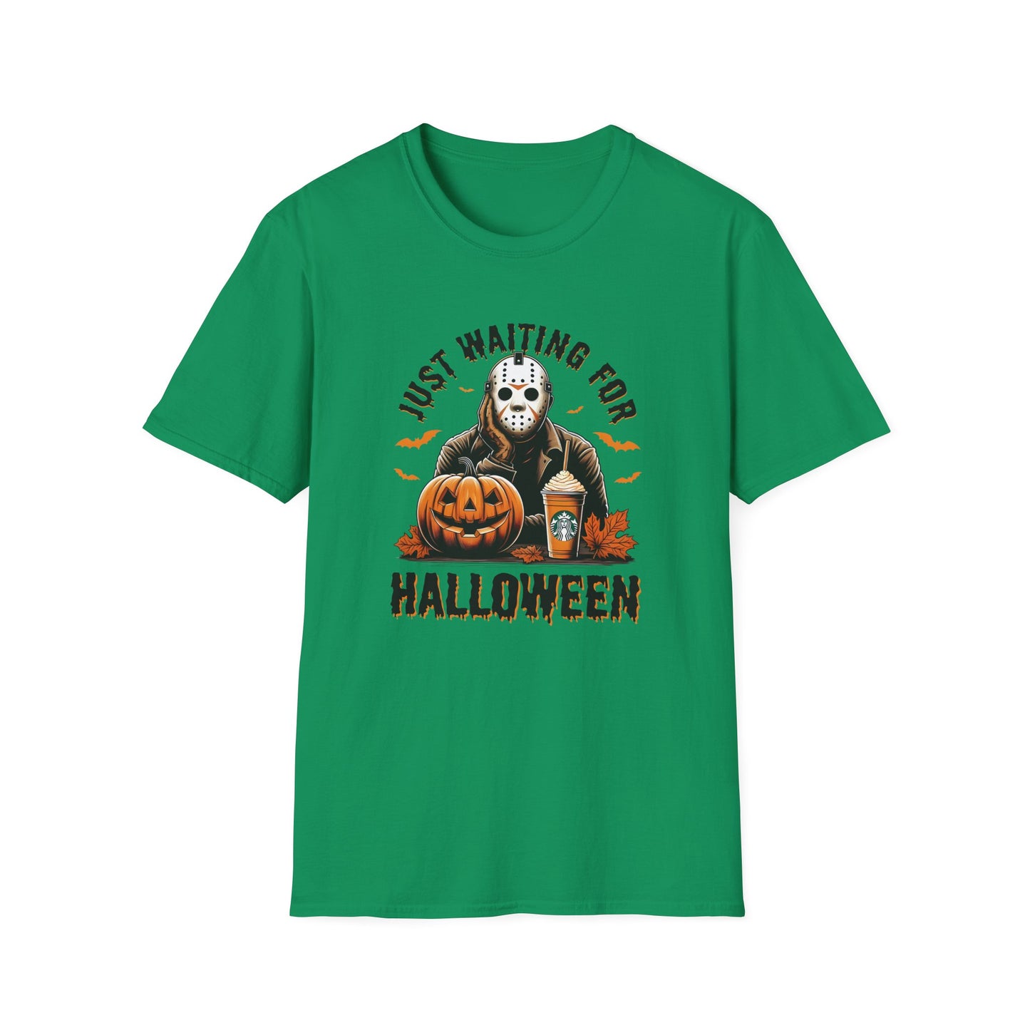 Just Waiting for Halloween Movie Graphic Tee, Unisex Softstyle T-Shirt