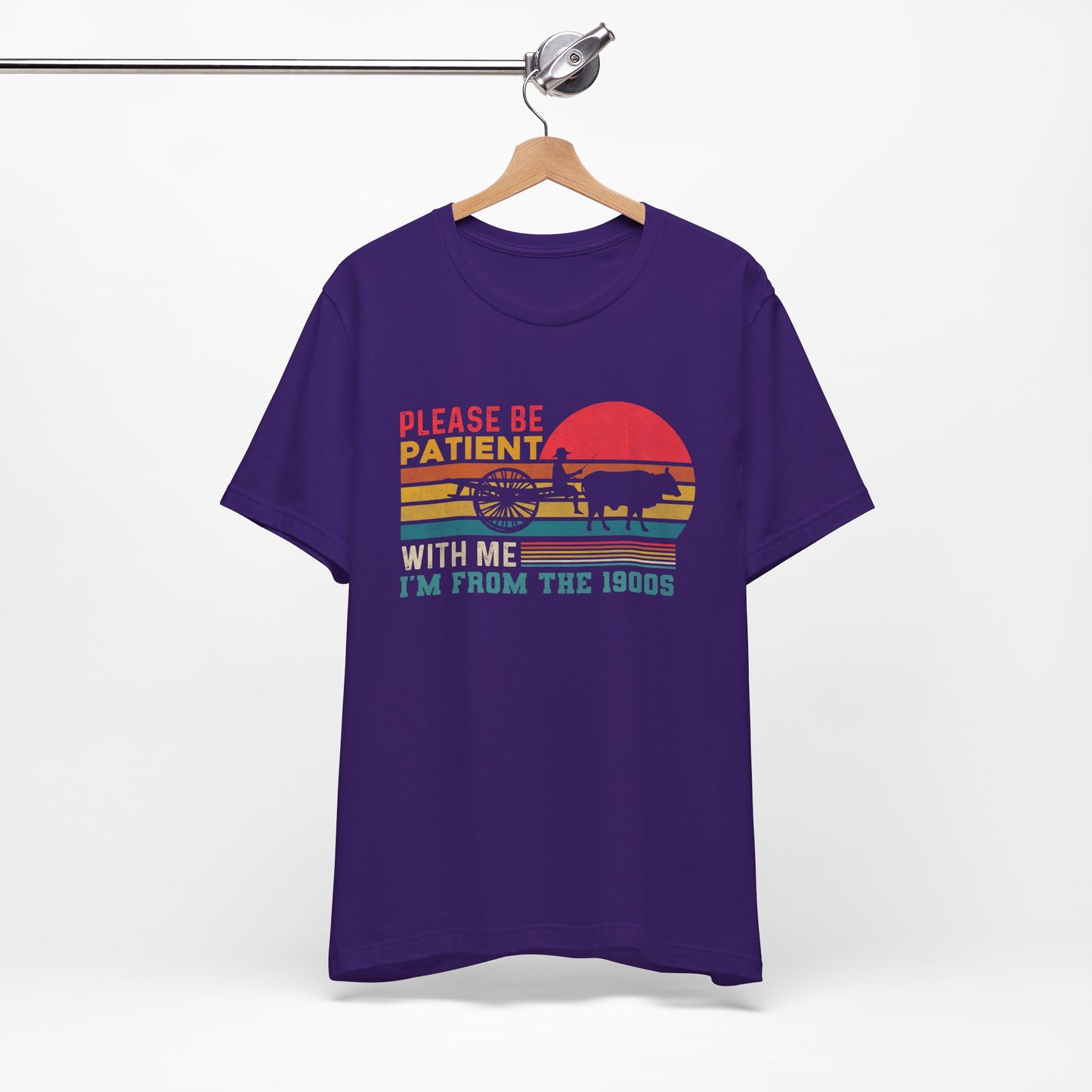 Vintage Humor Tee: Please Be Patient With Me I'm from the 1900s, Retro T-Shirt