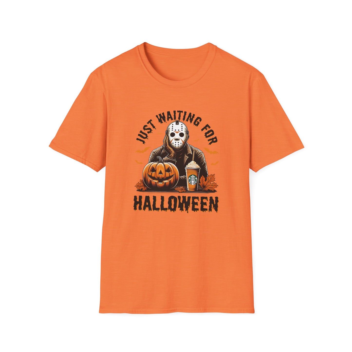 Just Waiting for Halloween Movie Graphic Tee, Unisex Softstyle T-Shirt